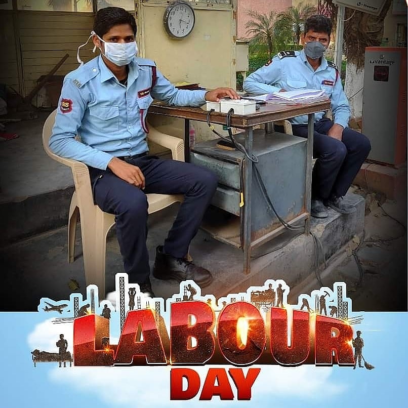 DycJamshedpur's tweet photo. इस मज़दूर दिवस पर लॉक डाउन में भी निजी और सार्वजनिक संपत्ति की सुरक्षा करने वाले देश के हर सिक्यूरिटी गार्ड के हौसले को सलाम |

#LabourDayMay2020 #HumeGarvHai #DeshKeSewak #DeshKiShakti #WorkersOfIndia https://t.co/k6ToaCVABf