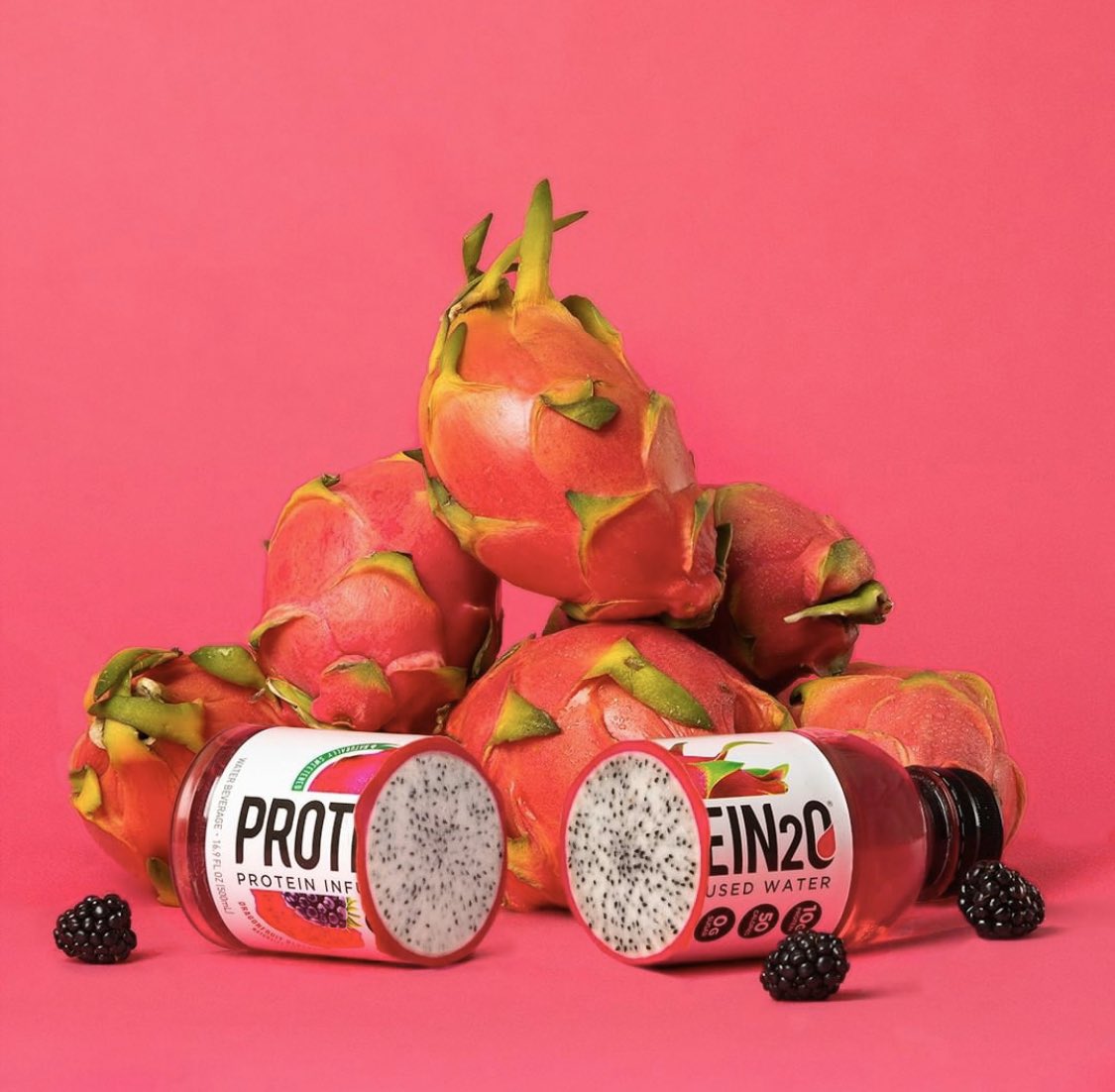 DRAGONFRUIT. Has there ever been a cooler name for fruit? One thing you can still shoot during COVID - products in the studio, doing impossible things. The guys sliced this bottle with a samurai sword (they didn't) and well, this happened. The magic.