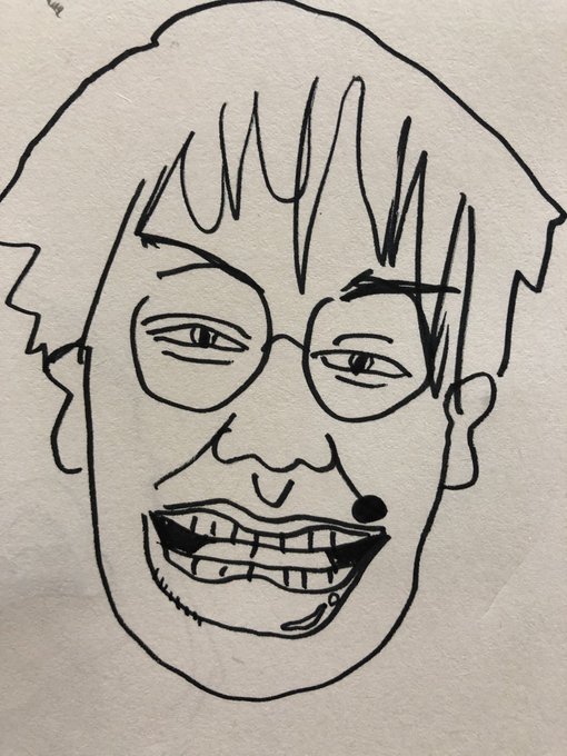 #フェー篠原似顔絵選手権 

これは没です。ボツ原さんです。 