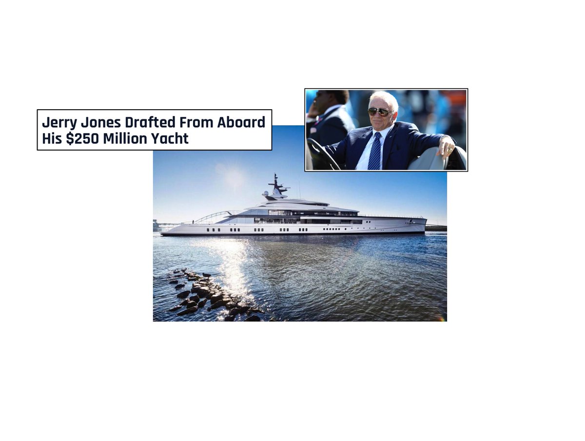 WomenoftheNFL's tweet photo. 400 #NFLDisabled Players to have their monthly funding cut with the new 2020 CBA, saving the owners $12M.
It save this guy $675,000/per year/ per owner.
While @realjerryjones cruises in his yacht, the @NFL's Legends prepare for a $30,000 (22%) pay cut in their fixed income. https://t.co/4zwLLQ5caM
