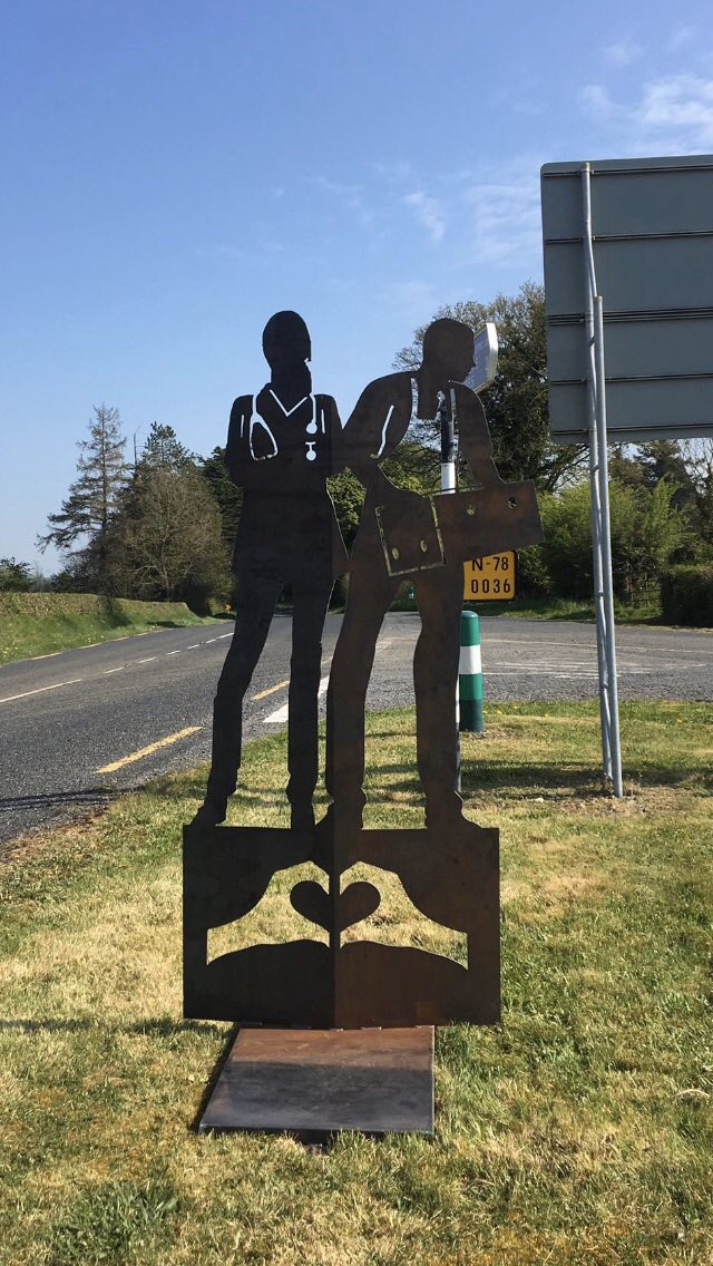 We can’t do face masks. They’d be a bit heavy in steel. We don’t do scrubs but we can do metalwork and with the help of our apprentices we have created this sculpture as an appreciation to all frontline workers. #FrontLineHeroes #frontlineworkers #staysafe #COVID19 #thankyou