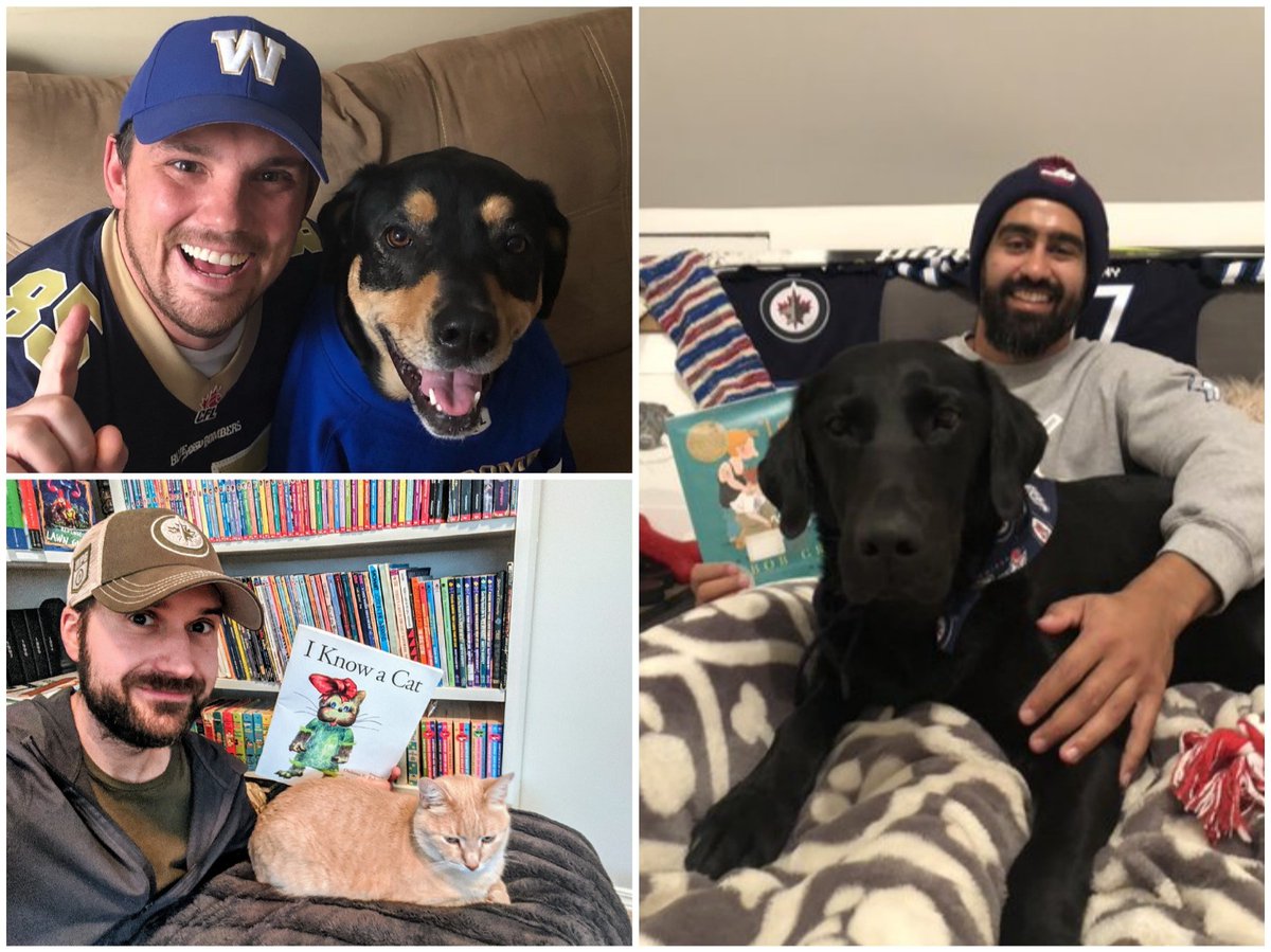 WinnipegHumane's tweet photo. We're proud to bring you WHS Bedtime Stories this weekend! Inspired by our See Spot Read program, local celebrities will be doing the reading for kids. Tune in on Facebook: 

Friday 7pm @DrewKozub KiSS 102.3
Saturday 7pm Lenny the Jets dog
Sunday 7pm @Brody_Jackson QX 104 https://t.co/ZMHubQWsVA