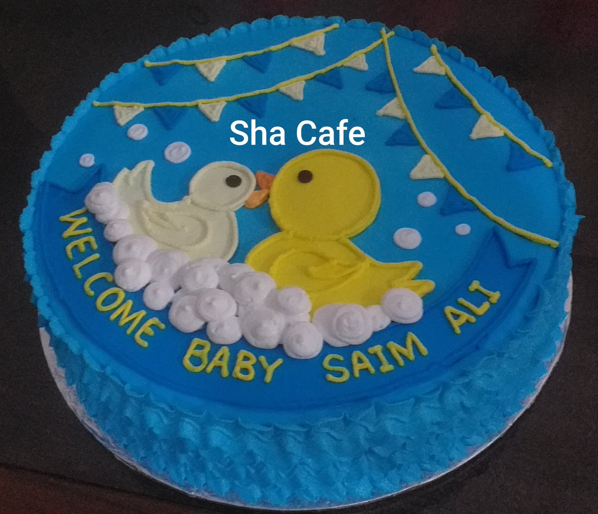 sha_jeee's tweet image. Today's order 🎂 الحمدللّٰه 
Welcome baby theme cake Delivered
Book your order now | #Your_Design | #Your_Flavour | #Your_Venue | #Our_Quality
Inbox now 📨 or WhatsApp at 03146618494