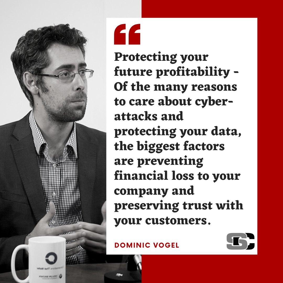tynebridgedp's tweet photo. "Of the many reasons to care about cyber-attacks and protecting your data, the biggest factors are preventing financial loss to your company and preserving trust with your customers."

#cybersecurity
#cybersc
#cybersecuritymatters https://t.co/QeaaYiFi2J