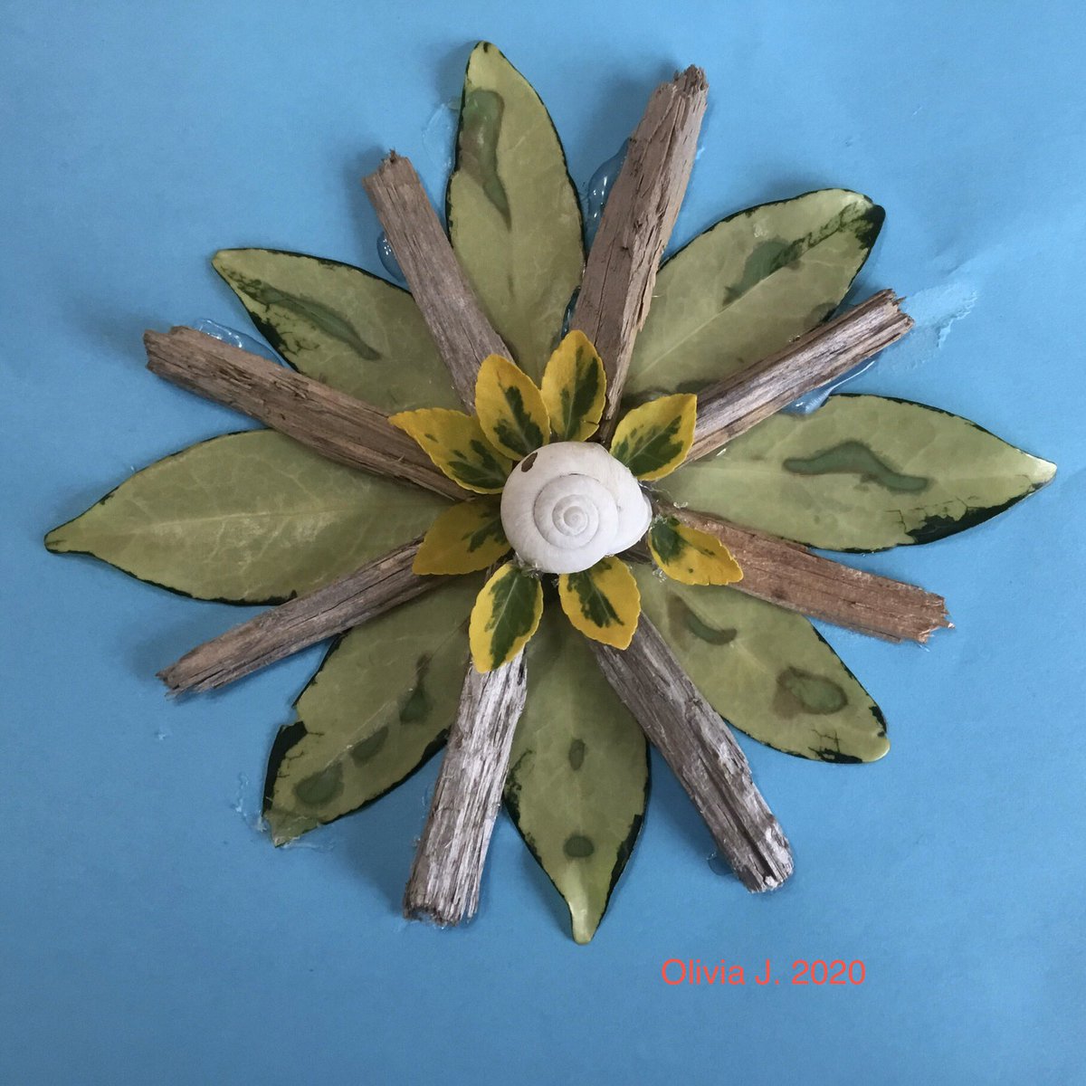 BoydstonLorrie's tweet photo. Radial Symmetry “at home” by Olivia J. #6thgradeart @nkcschoolsart #artdemic2020_nkc #forthefamily #staleystrong #elearningart @gateway6nkc #middleschoolart #gatewayart @msart_boydston https://t.co/LnXX3yk2Nq