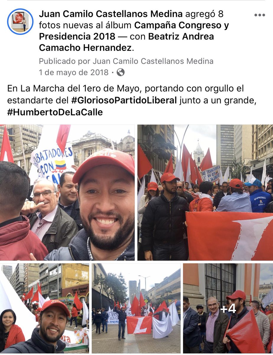 Juancamcfly's tweet photo. 🚩Así he pasado hace 1,2,4 y 10 años el #DiaDelTrabajador #1MayoDeLuchaPor las reivindicaciones del #PuebloIrredento, cómo nos lo enseñó #MurilloToro #UribeUribe, #OlayaHerrera #LopezPumarejo y #Gaitán 💪🚩@PartidoLiberal @RafaelPardo @rodrigollano @CMILANOTICIA @Unilibrebog https://t.co/ukvl5WWLKG
