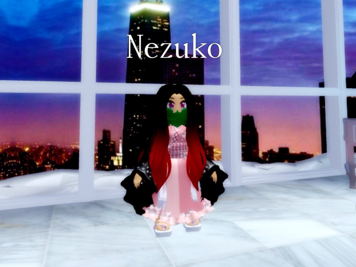 Dekurbx On Twitter I Wanted To Make A Little Modification To The Nezuko Cosplay As Long As I Keep It Close To The Manga Anime Because Why Not Https T Co Lnsocs4xar - roblox anime cosplay