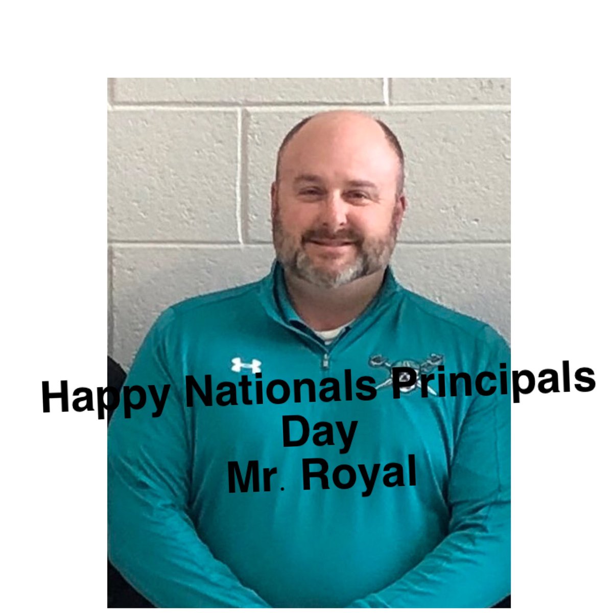 RRHSAthletics's tweet photo. Happy National Principal’s Day to our awesome principal! He goes above and beyond and always models his mission of doing what is best for students! #wearepfafftown #RaiderNation @BradRoyal_1 https://t.co/ankhZv0SAT