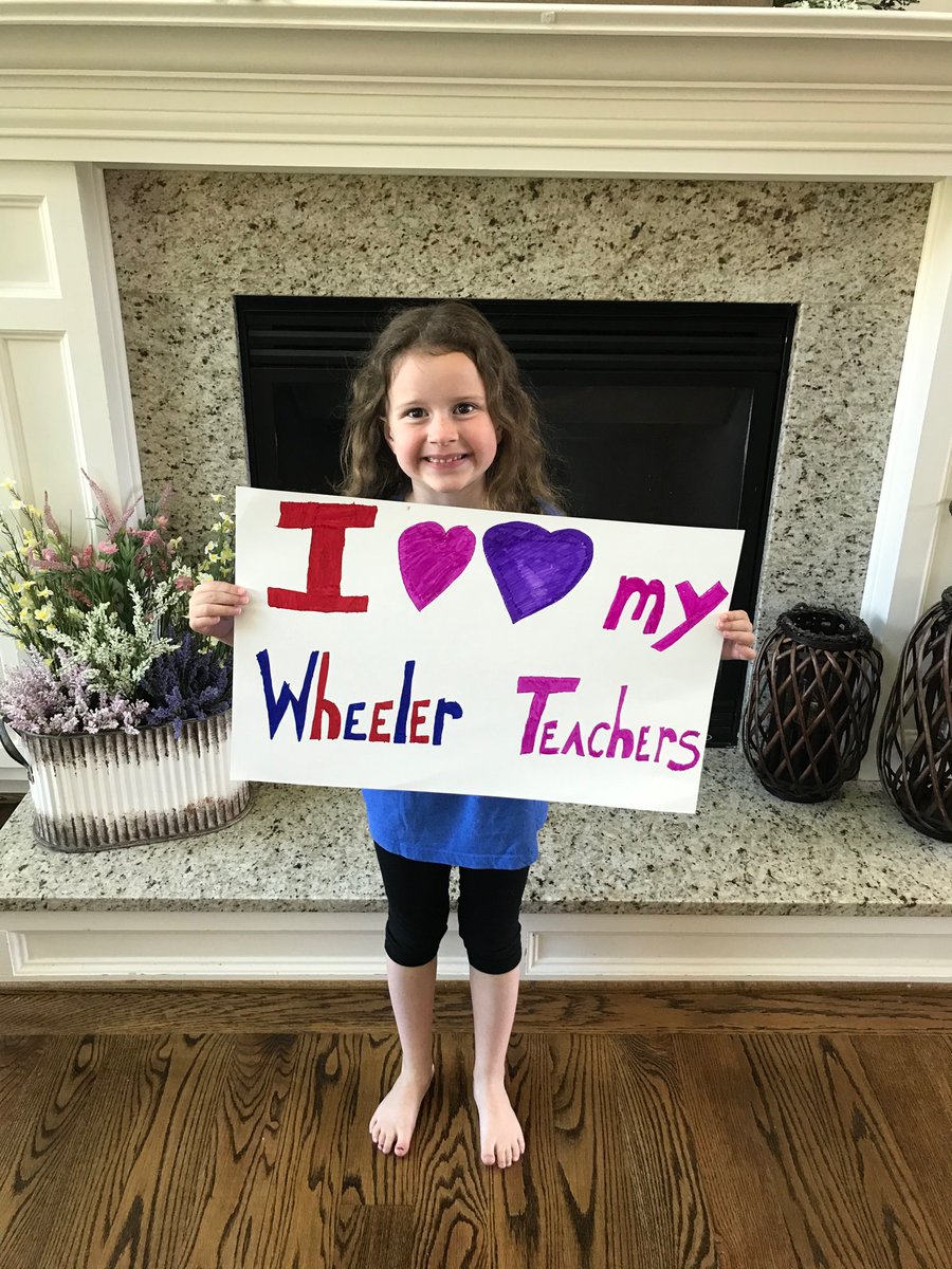 CWathen85's tweet photo. Kayden really misses her teachers, @WildcatKinders and Mrs. Woods https://t.co/YHJPoX8AAJ