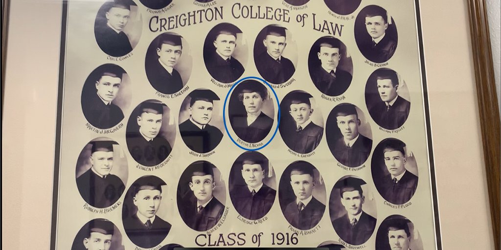 Did you know that in 1916 <a href="/CreightonLaw/">Creighton University School of Law</a> had its first woman graduate?   Bertha Schick was also one of the first women lawyers in Nebraska . #FactFriday #WomenInHistory #CreightonGrad