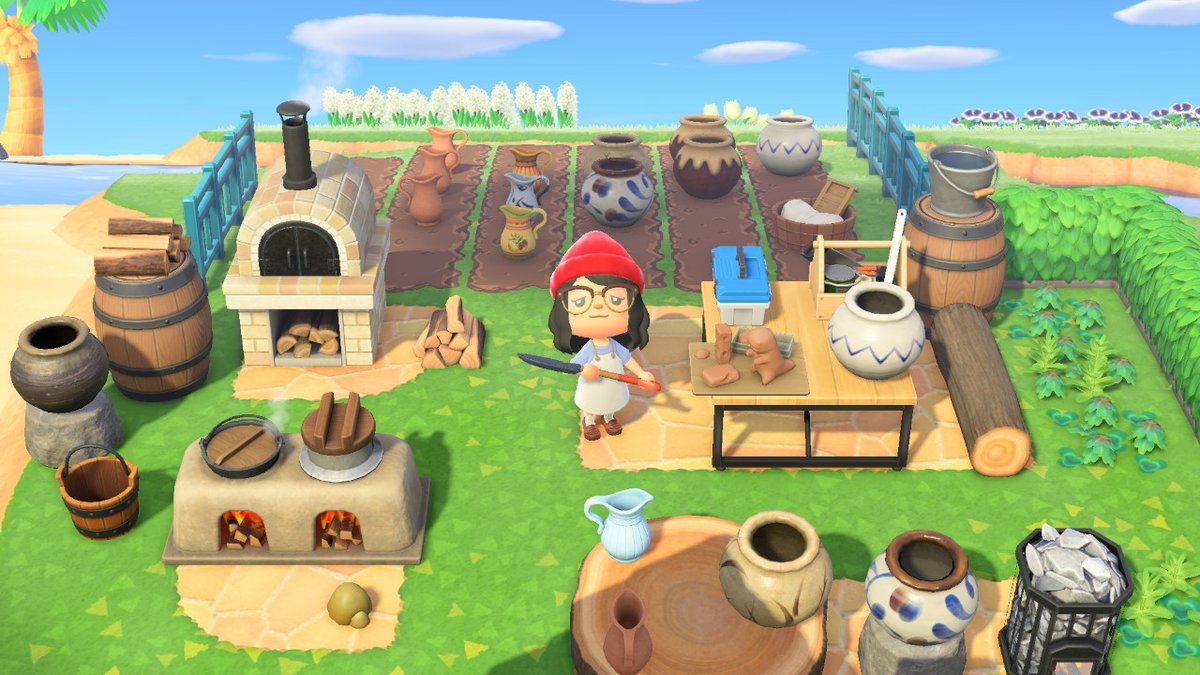 alilcreativeco's tweet photo. built a lil clay studio :-) #AnimalCrossing #ACNH #NintendoSwitch https://t.co/U9hMsX2Zm5