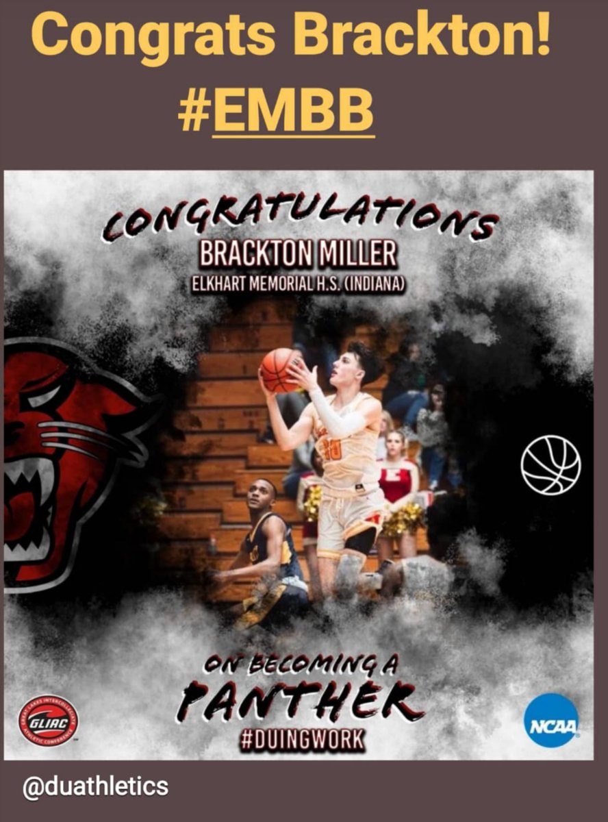 Congrats Brackton for signing with Davenport University! #EMBB 🐴🏀