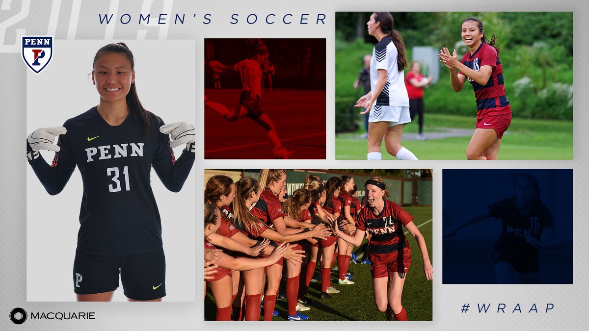 pennathletics's tweet photo. 👏Let's take a look at the senior class for @PennWSoccer presented by Macquarie #WRAAP
🏆 2018 Ivy League Champions
🥇 Finished the 2018 regular season with the best GAA, SV % and Shutout % in the nation
🌿 Combined for 5⃣ All-Ivy selections https://t.co/RNBX7Buof8