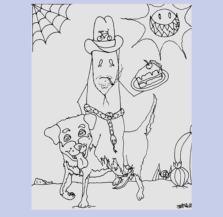 My Chemical Romance Street Team Today S Quarantine Coloring Book Page Comes From Frankiero Volume I Page Xxiii Now And Always We Love You Frank Thank You For This Magnificent