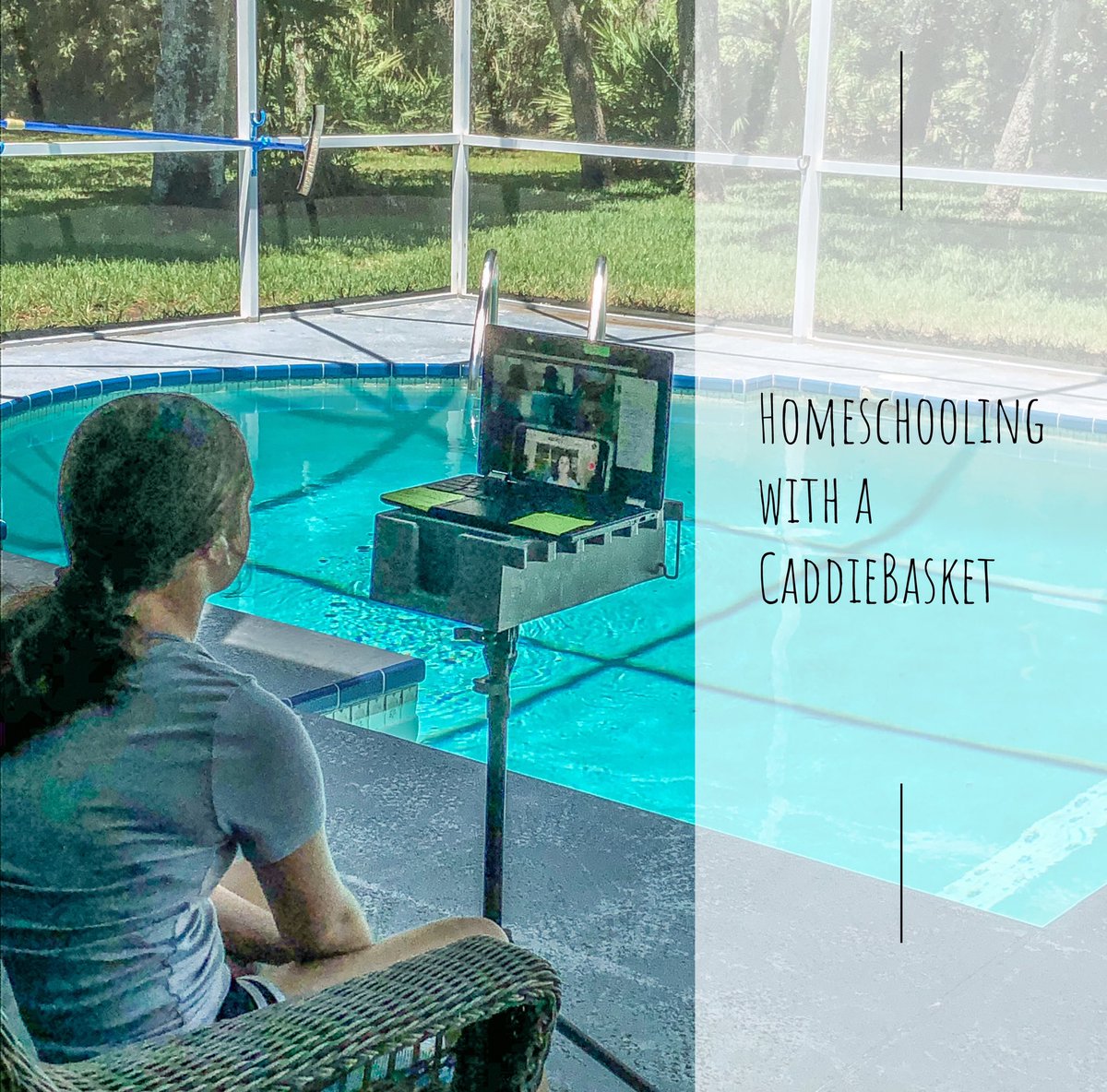 OneLegBell's tweet photo. Endless possibilities when it comes to this @caddiebasketgolf. #caddiebasketgolf #homeschool #homeschooling #virtuallearning #golf #friday https://t.co/JbAyPXLe5F
