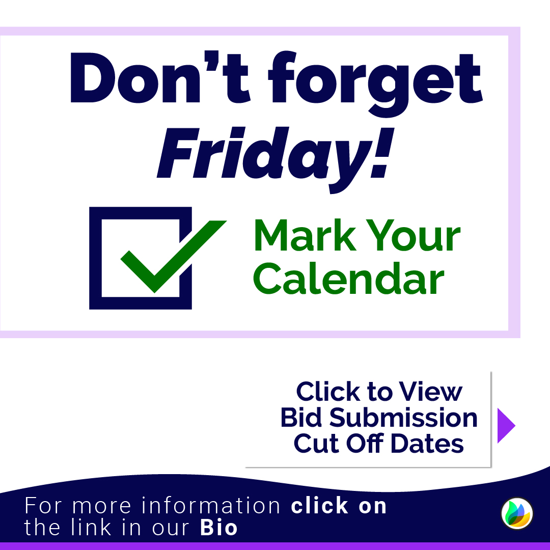 Quality_Bidders's tweet photo. Itβs DONβT FORGET FRIDAY with our submission cut off dates!
Be sure to #submit your #applications for these upcoming projects.
#bids #deadline #schooldistricts #colbi #qualitybidders #accountability #colbidocs #colbitech #construction #education https://t.co/rly3Rd6xjp