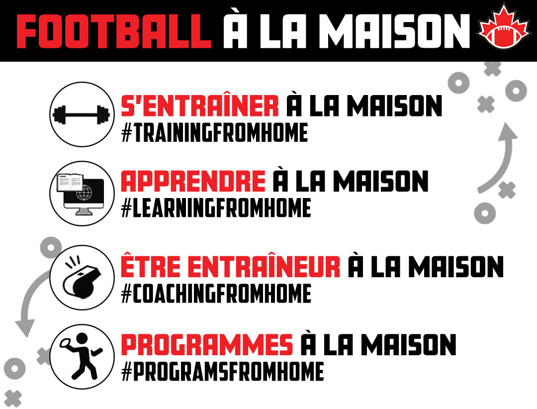 FootballCanada's tweet photo. Exciting news! Next week we will be launching the #FootballFromHome initiative. Stay tuned to learn more!
#LearningFromHome | #TrainingFromHome | #CoachingFromHome | #ProgramsFromHome https://t.co/cT71aQfRqm