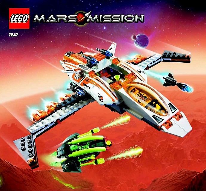 _Apace_'s tweet photo. @LEGO_Group Mars Mission 7847! Loved how it could transform into a rover and also adored the orange-white aesthetics of the whole Mars Mission series! https://t.co/bCvBnx9tPw
