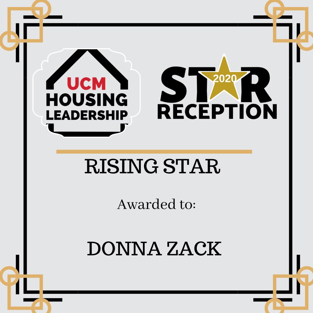 UCM_USHA's tweet photo. Rising star is rising student leaders on campus.  Rising STAR is Donna Zack! We see real potential for the future! https://t.co/Gs4ZMrMLfN