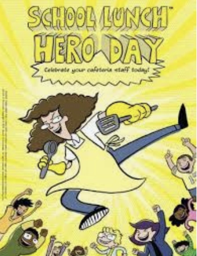Today we celebrate our wonderful Cafeteria Personnel who between preparing healthy meals for CCSD students, adhering to strict nutrition standards, navigating student food allergies, and offering service with a smile, school nutrition professionals are true heroes.