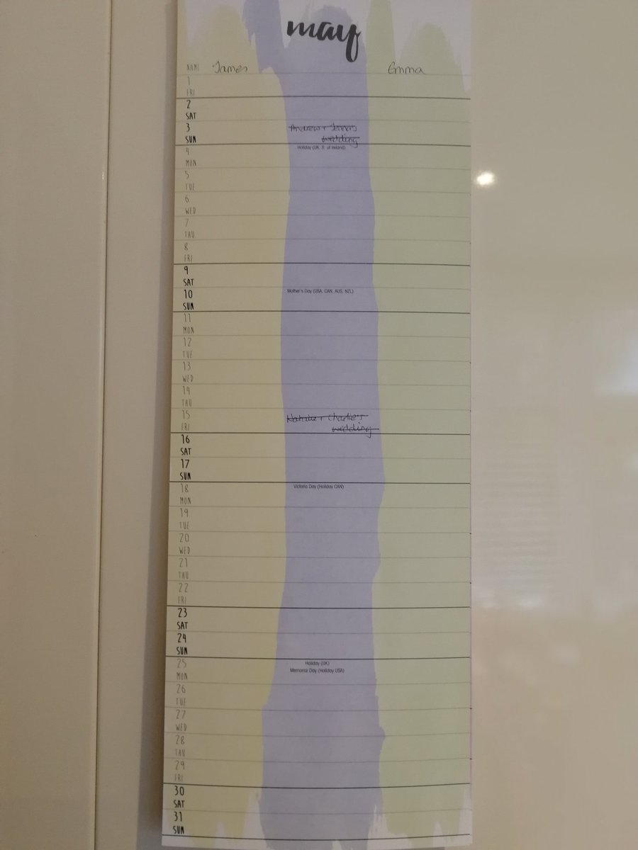 May's not looking too exciting. #lockdown