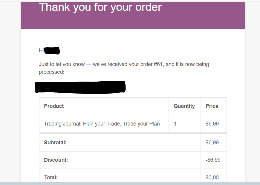 RookieXBT's tweet photo. Emails going out with discount codes to those who secured their free Journal last week.

This is just one of many things I plan on doing for those who use my affiliate link and fill out the form: https://t.co/suG21MN1te
https://t.co/jGDVrPs6OH

Aside from the $ I give weekly... https://t.co/Vhiodlgh17