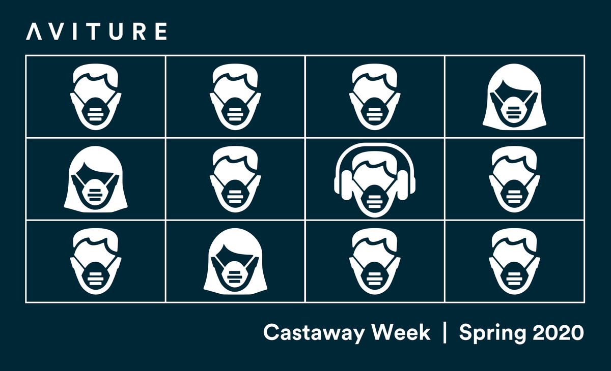 aviture's tweet photo. As #CastawayWeek comes to a close, we want to thank our Aviturians for their participation, competitive spirit, and for exemplifying our core values every day. While this wasn't our usual style, we loved getting to reconnect with you all this week! #HaveFun #LiveAviturian https://t.co/x449ax4ppx