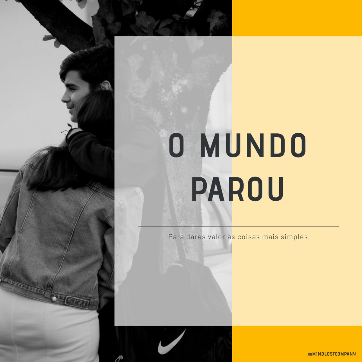 mindloststudio's tweet photo. O mundo parou para dares valor às coisas mais simples!🥺
.
#mindlost #mindlostcompany #filmmaking #filmmakers #cinema #media #quarentine #quarentena #fiqueemcasa #stayhome #makehistory https://t.co/UbSQJp3vuE