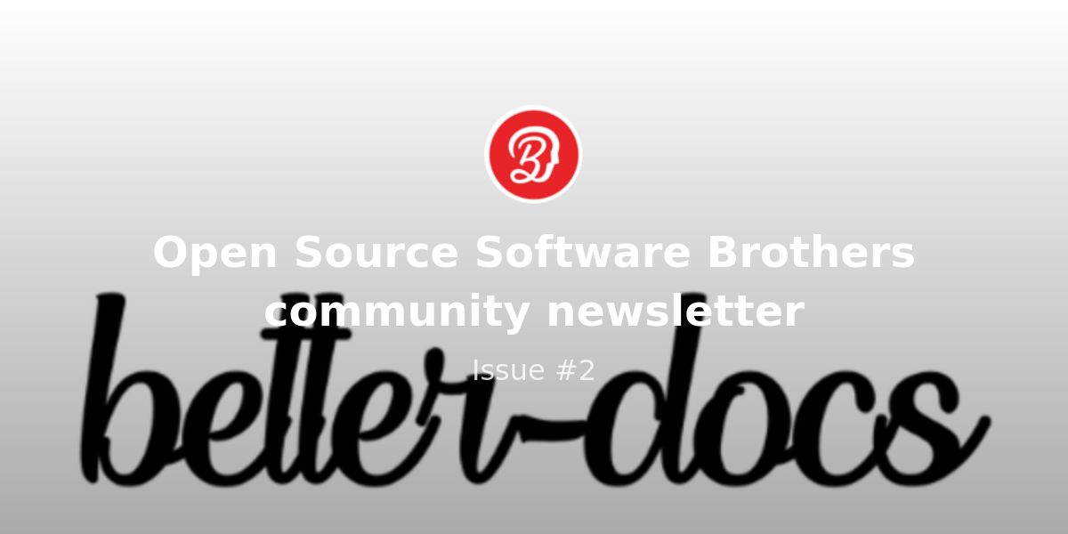 beyondcoder's tweet image. Open Source Software Brothers community newsletter dlvr.it/RVr481
