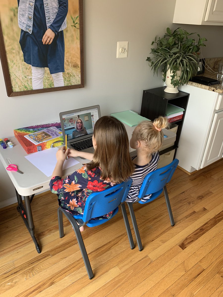 The highlight of our week was being able to bring a “reading buddy” to <a href="/mssvafirst/">Mindy Scott</a> virtual class! ❤️ #lrelem