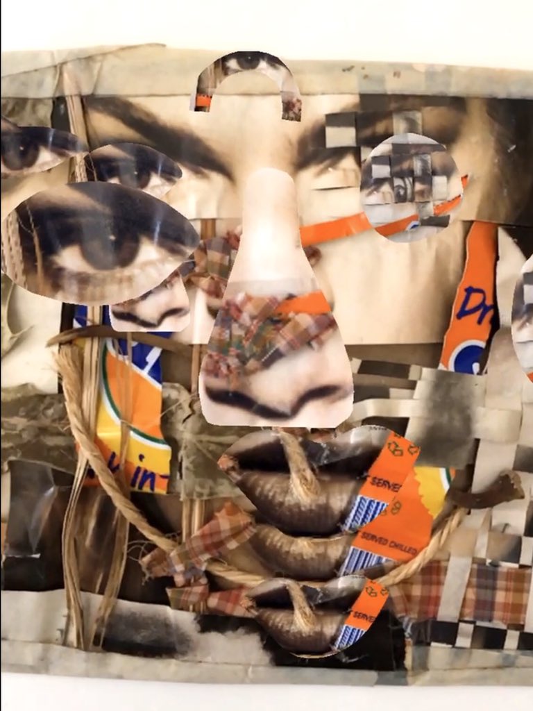 SPFvisualart's tweet photo. Experimenting with #weirdcuts AR collage app made by artists @zachlieberman and Molmol Kuo with the support of @ExpWithGoogle for our Y10 collage project #remotelearning using traditional and cutting edge techniques! Can’t wait to see what our students come up with! https://t.co/8lS00QtrWr