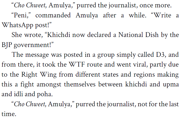 kansaratva's tweet photo. It's all just a cycle. The distractions, the food wars, the moon-eyed journalists, and it's all there in #TwistedThreads. https://t.co/GHte2Pi9Ds