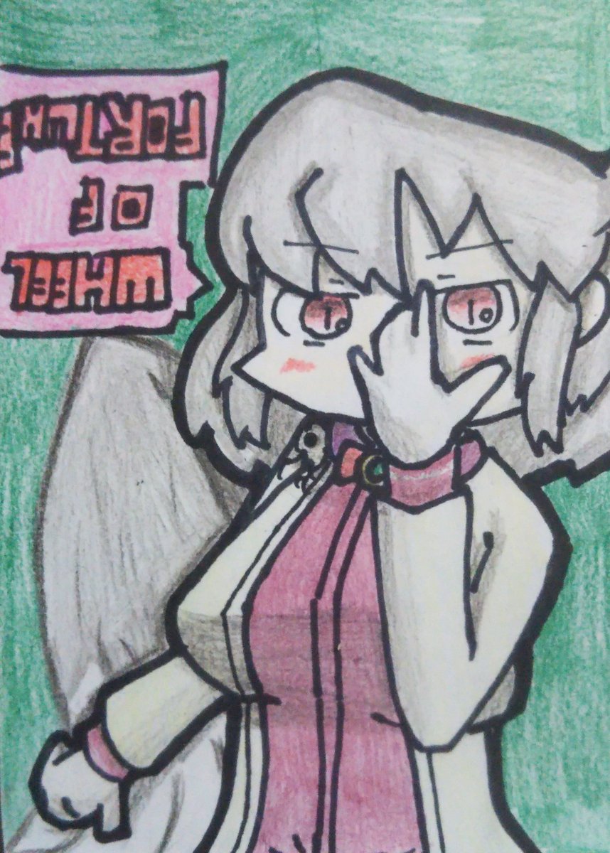 アダザクラ Ada Zakura On Twitter 深夜の真剣お絵描き60分一本勝負 逆転する 運命の輪