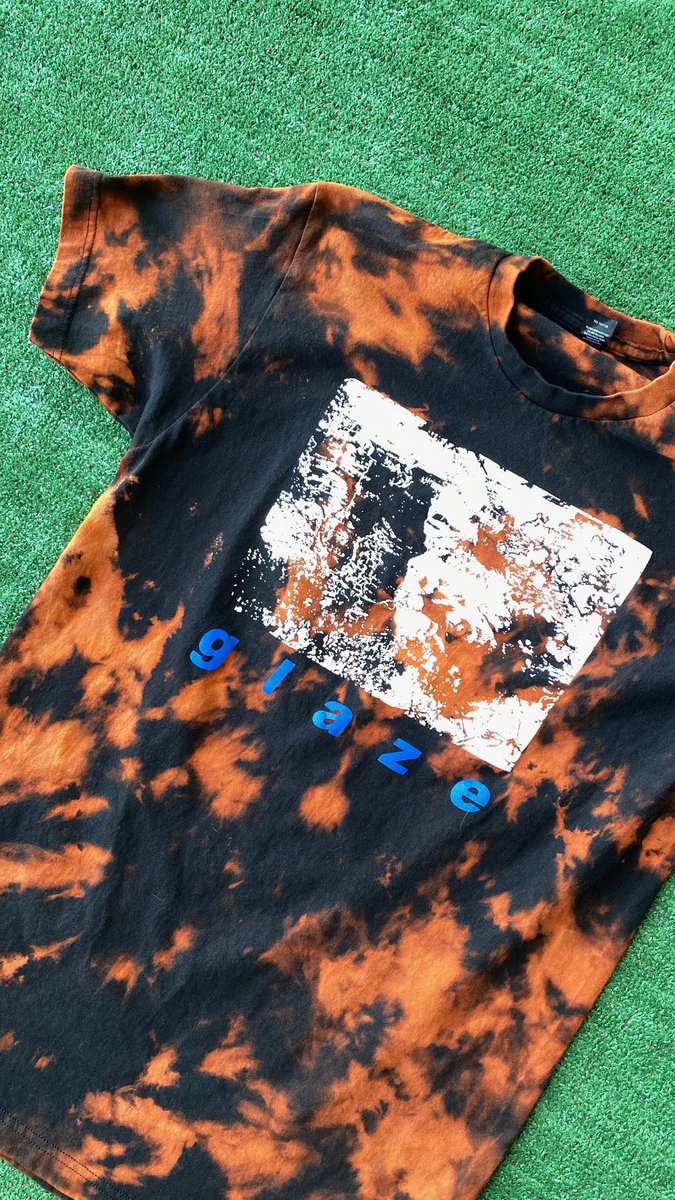 glazetheband's tweet photo. Limited Edition 🌋 Volcano Canyon Tees 🌋 Tie dyed by ya bois while we’re stuck at home — only a handful made of each size up on our bandcamp. 

Shoutout to @bandcamp for waiving their fees so all revenue goes to us for the next 24 hrs 🥺❤️ so sick

https://t.co/PijE4Fpxrc https://t.co/hWwrwDGAAS