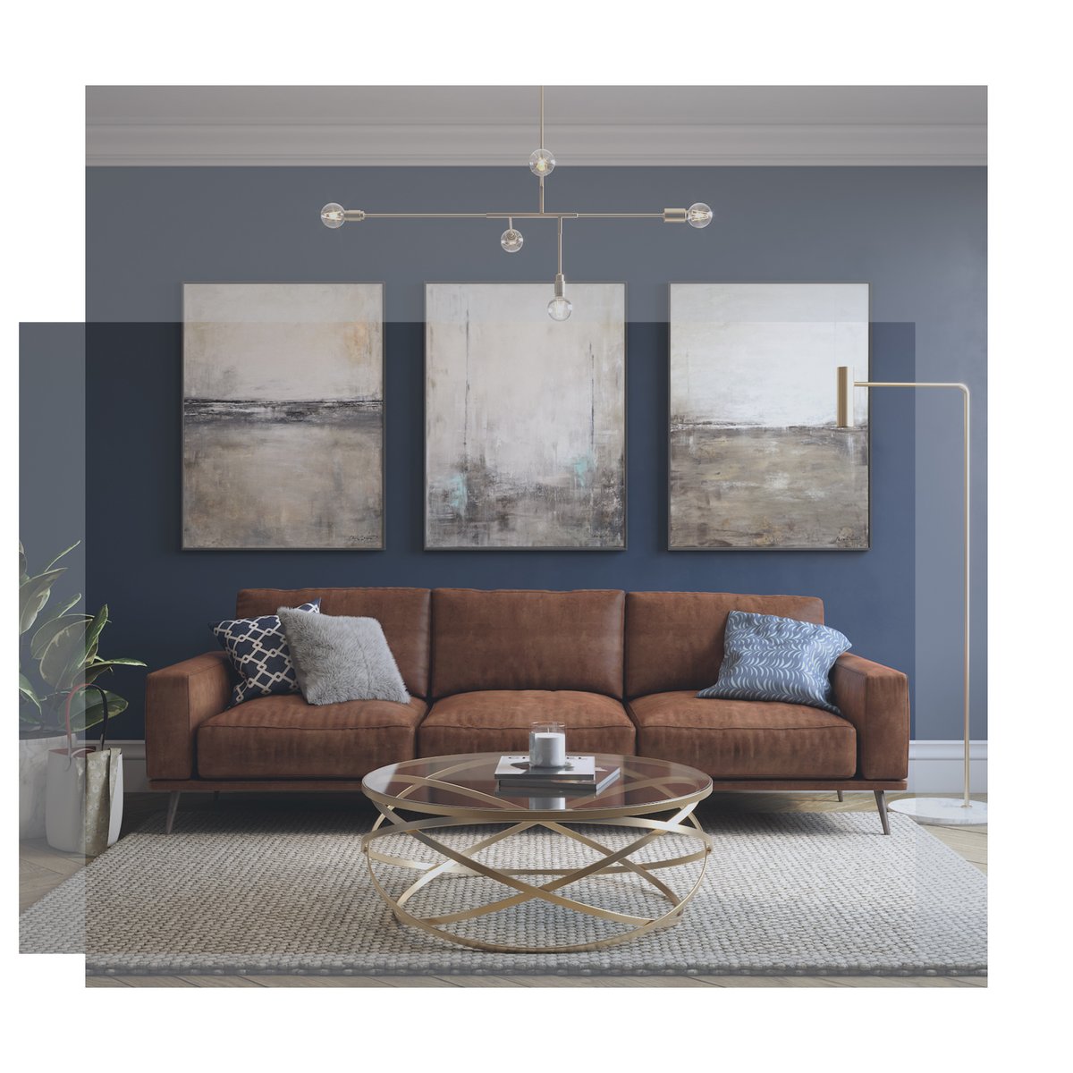 JKVisualisation's tweet photo. Dark walls, tan leather and bronze. A classic, elegant and smart combination for a sitting room. #3dvis #visualisation #interiordesign #interior #livingroom #3dart #3dvisualiser https://t.co/hSV4SZWZtp