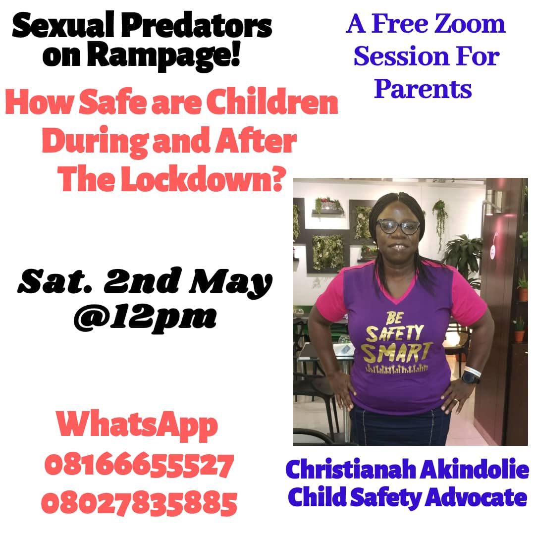 akindolie2012's tweet photo. For those who want to protect their children from sexual abuse in this lockdown! https://t.co/q4IMSOb4YQ