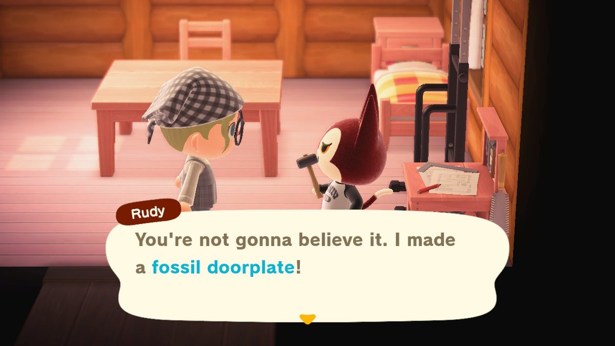 Maisie on Twitter "Not sure if anyones interested but Rudy is crafting a fossil doorplate, free