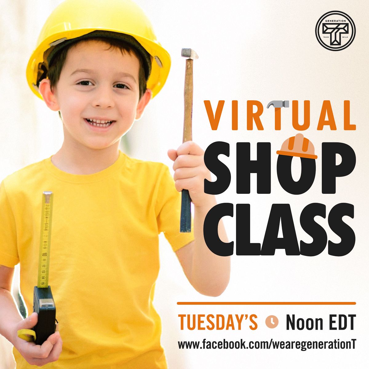 Hey Kids (and parents too!) We're excited to present our first installment of Virtual Shop Class this coming Tuesday, Noon EDT, on Facebook Live! Get the details by clicking here: bit.ly/VirtualShopCla…