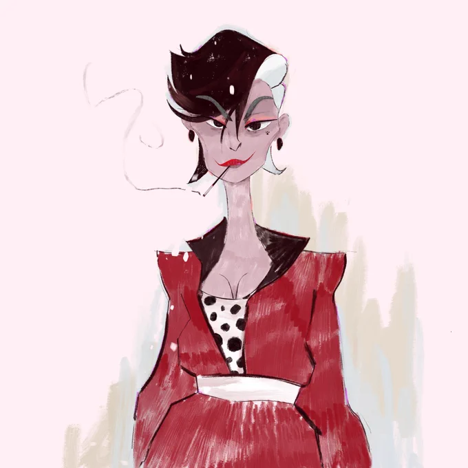 Cruella de Vil for my next #6fanarts My favorite villain ?#6fanartschallenge 