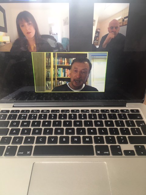 OSMPhotography's tweet photo. Super webinar A Contemporary COVID19 Marketing & Business Strategy by Sinead Dunphy @WeAreEventi with Lawrence @CBA_cork & Paul @LEOCorkCity Check out the Trading Online Voucher Scheme for your business website and photography #eventieffect #photography #heretohelp #starttoday https://t.co/lXMOq4R3bF