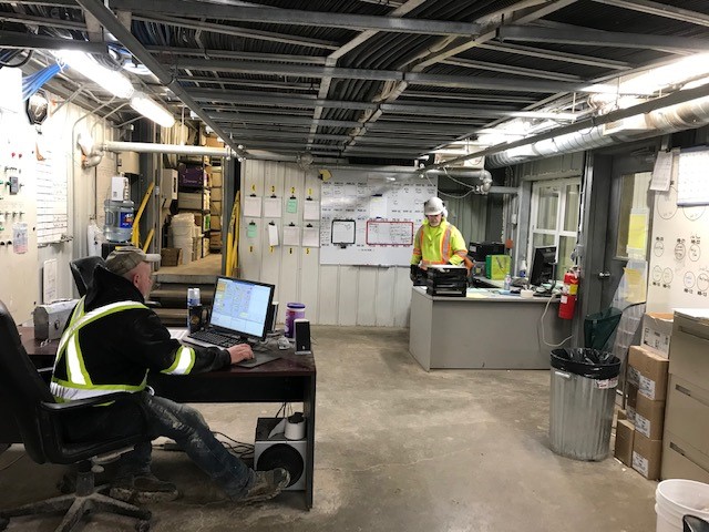 SollioAgri's tweet photo. Thank you to all our employees who tirelessly continue to hold the fort in our mills in the Atlantic provinces by loading haul trucks. https://t.co/gI3AFn3fon