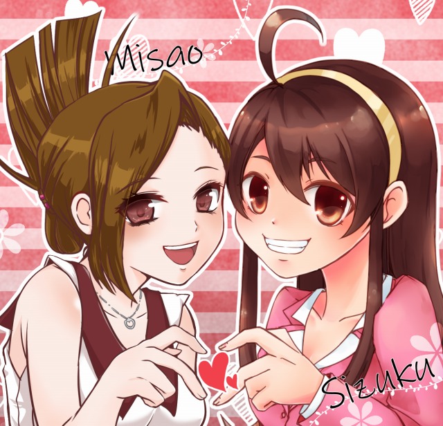 toki_slo's tweet photo. 茶碗さん（@chawaaan536）と操ちゃんと雫ちゃんでコラボさせてもらいました！
番長ヒロインはこんなにも可愛い(*´▽｀*)
大人バージョンは操ちゃん、彼シャツバージョンは雫ちゃんが茶碗さんです。 https://t.co/ASvDVR1O9c