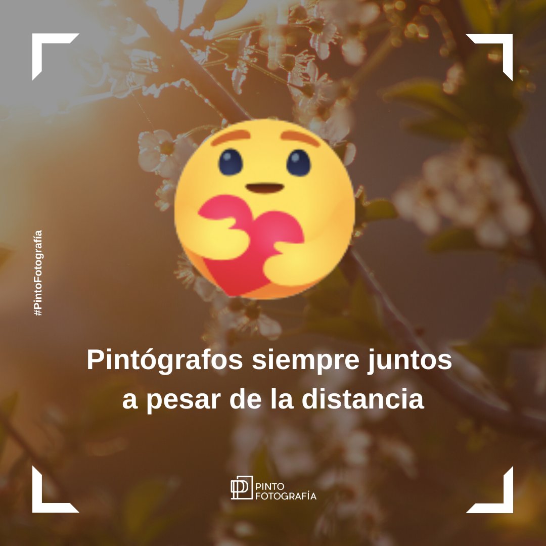 Demuestra tu apoyo a la distancia y haz que otros Pintógrafos se sientan un poco más cerca. #PintoFotografía