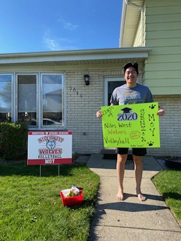 Congrats to senior Kyle Moy, we are so sorry you did not get a senior season but we appreciate your 4 years with the NWBVB! <a href="/WolvesD219/">Niles West Athletics</a>