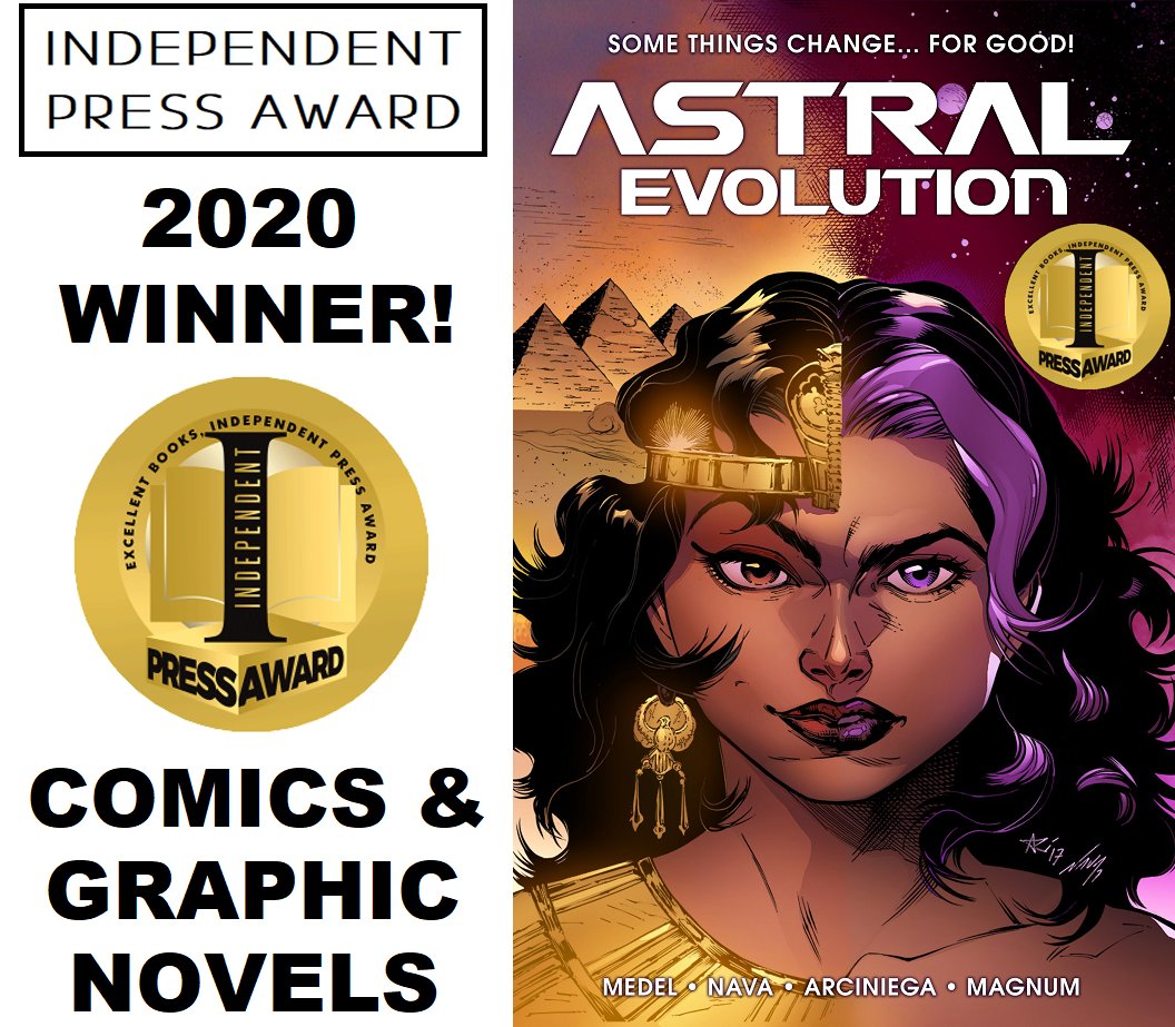 JayMagnumPetPir's tweet photo. .#Congratulations, #Astral Team! 😃 You deserve it!
WINNER: Independent Press #Awards -- Again!

@thearim @CEdwardSellner @erickarciniega @mmunshaw @VisionaryComics @PetPiranhaEnt @FreemindGraphx 
#AstralGenesis #scifi #action #adventure #indie #graphicnovel #comics #makecomics https://t.co/Shoq2waP37