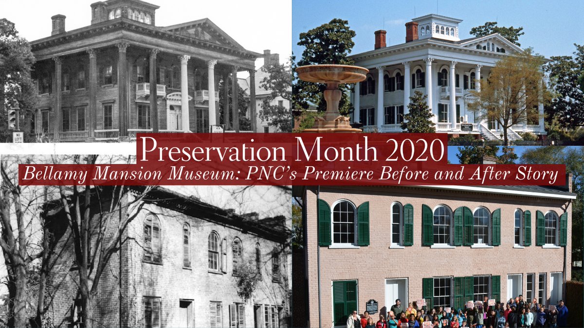 Happy Preservation Month!  Check out the story of <a href="/BellamyMansion/">The Bellamy Mansion</a> -- Preservation North Carolina's Premiere "Before and After" Success.  And then take a virtual tour of Belllamy Mansion! ow.ly/4e1H50zu7N5