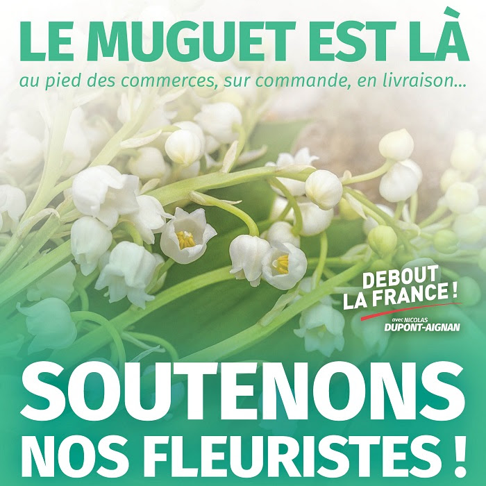 Les fleuristes ont finalement le droit de vendre du muguet ! Au pied des commerces à l’extérieur, Sur commande, en livraison. Je vous invite donc à vous procurer des brins de cette plante porte bonheur auprès de vos commerces de proximité. #1Mai #muguet #LabourDay #1ermai2020