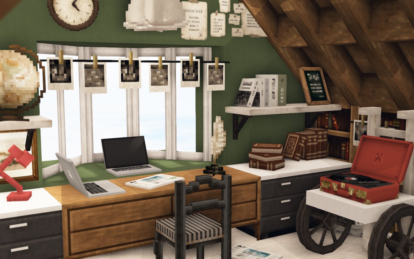 ちくわおいしい Cocricot60mincraft 書斎 Cocricot Minecraft