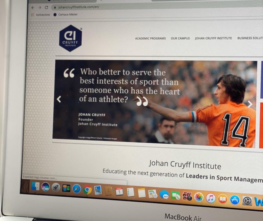 BoKrkic's tweet photo. Aprovechando las horas en casa para adquirir nuevas herramientas.
Aprendizaje gracias a los cursos del @CruyffInstitute. 📚🤓
Making the most of the time at home to gain new knowledge. Learning through the courses from the #CruyffInstitute. 📚🤓 https://t.co/Dxjlebv6DU