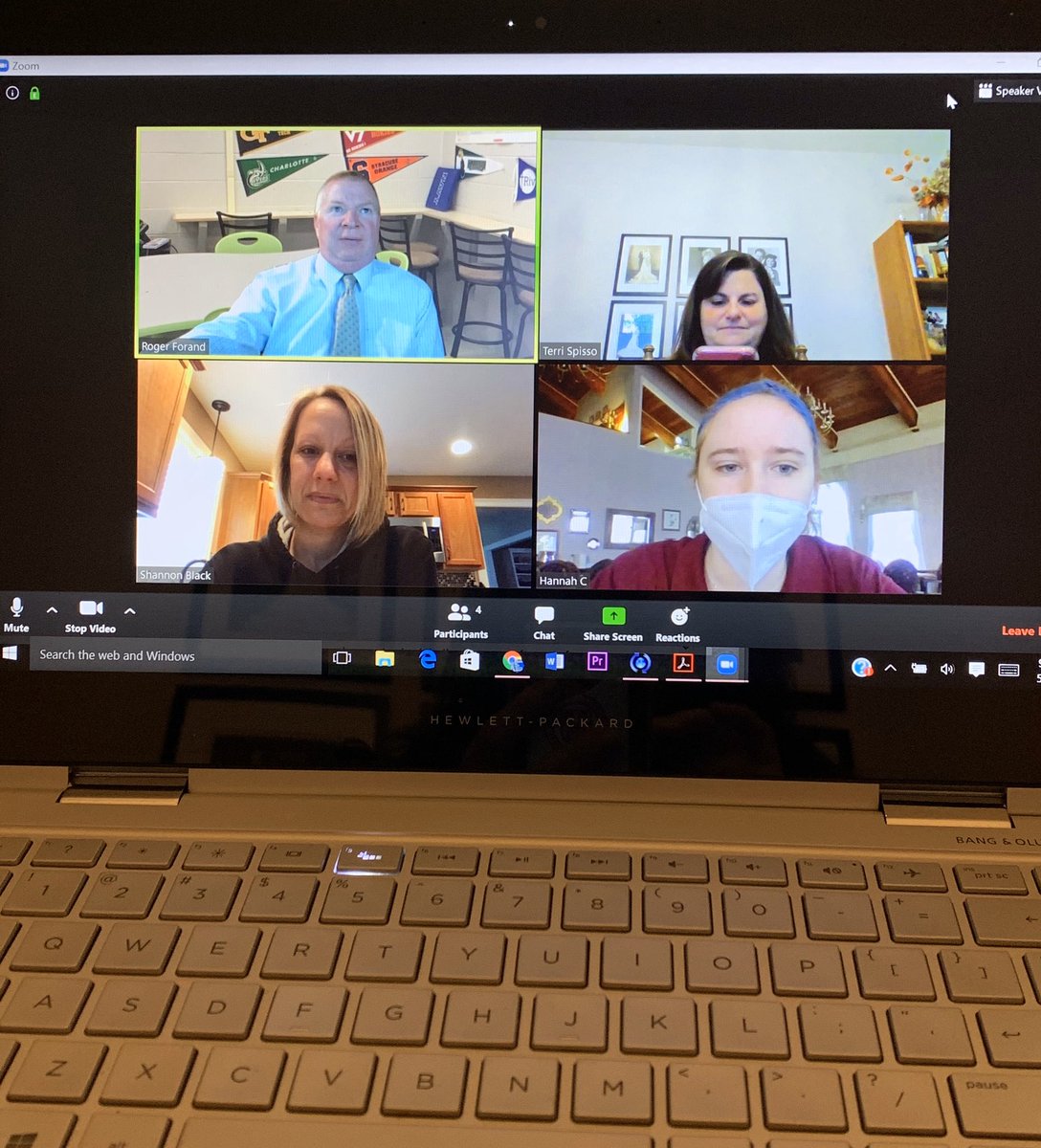 Senior Passion Project Day! Hannah C presenting from work at a nursing home where she’s been doing 12 hour shifts! <a href="/PonagansetHS/">Ponaganset High School</a> <a href="/XQAmerica/">XQ</a> #XQRI <a href="/RIDeptEd/">Rhode Island Department of Education (RIDE)</a> #Classof2020